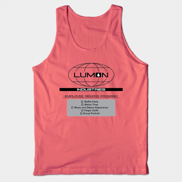 Severance- Lumon Employee Rewards Program- On light Tank Top by ocsling